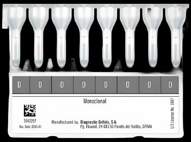 DGgel® 8 Anti-D Rh Reagent - 400 Tests