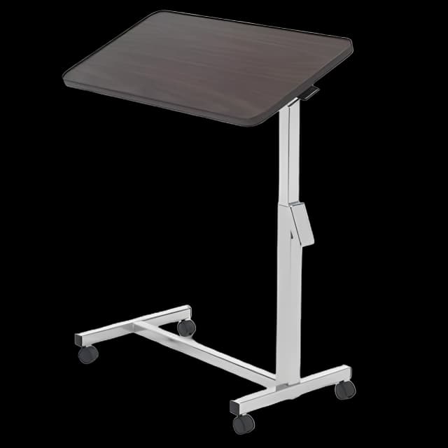 Overbed Table Tilt-Top Automatic Spring Assisted Lift 28 to 40 Inch Height Range