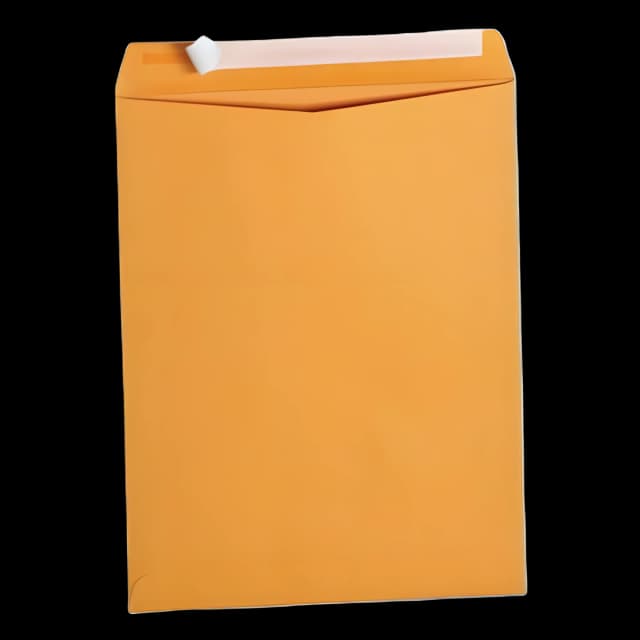 Peel Seal Strip Catalog Envelope, #13 1/2, Square Flap, Self-Adhesive Closure, 10 x 13, Natural Kraft, 100/Box