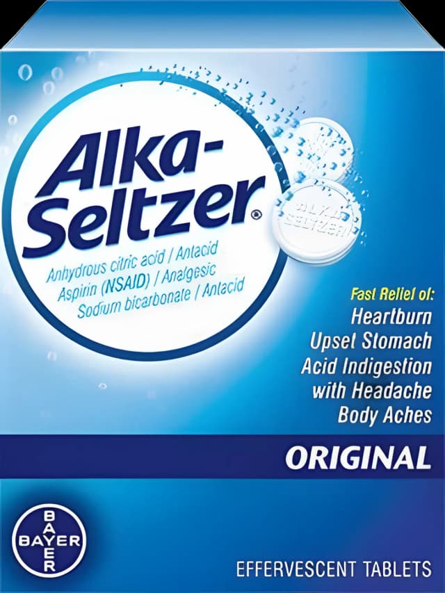 Alka-Seltzer Original Effervescent Tablets - 24 Count