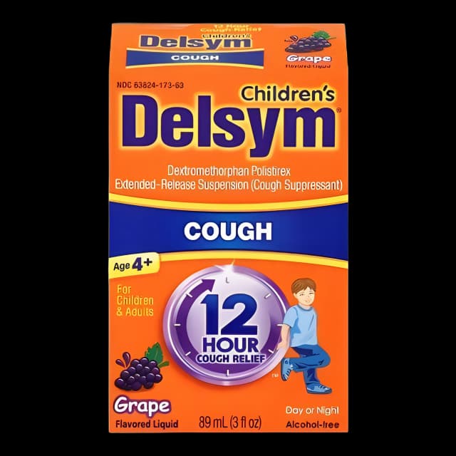 Children's Cold and Cough Relief Delsym® 30 mg / 5 mL Strength Liquid 3 oz.