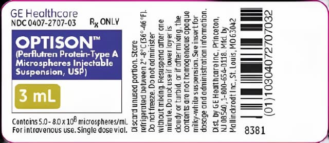 Optison™ Perflutren Protein-Type A Microspheres 0.22 mg / mL Injection Vial 3 mL