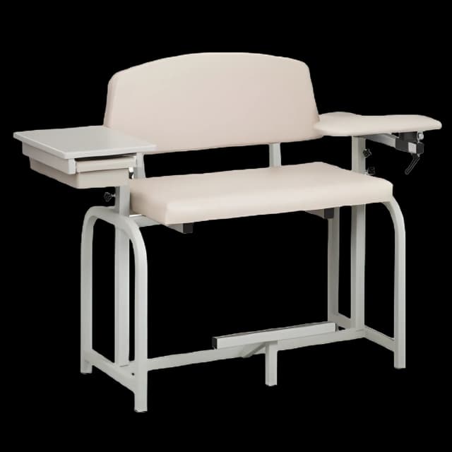 Lab X Series Blood Drawing Chair - Padded & Adjustable