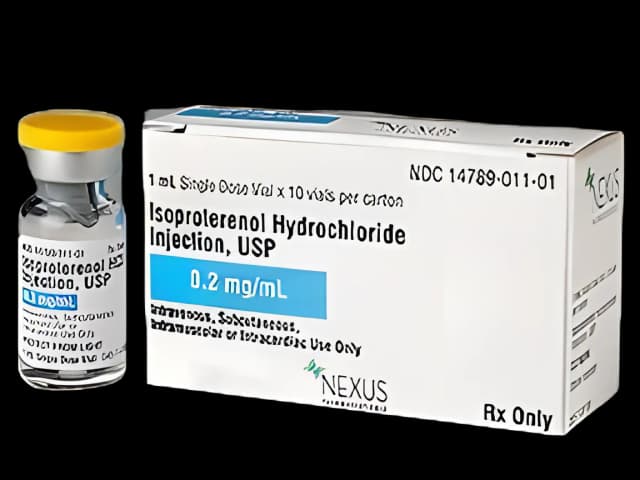 Isoproterenol HCl Injection 0.2 mg/mL by Nexus Pharmaceuticals