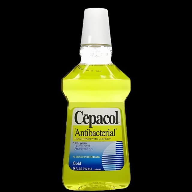 Mouthwash Cepacol® Antibacterial 24 oz. Cinnamon / Eucalyptol / Mint Flavor