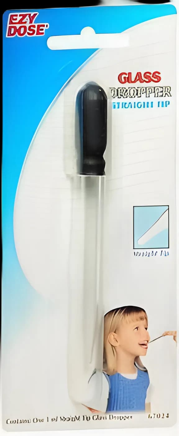 Medicine Dropper EZY Dose® Glass, Straight Tip, 1 mL