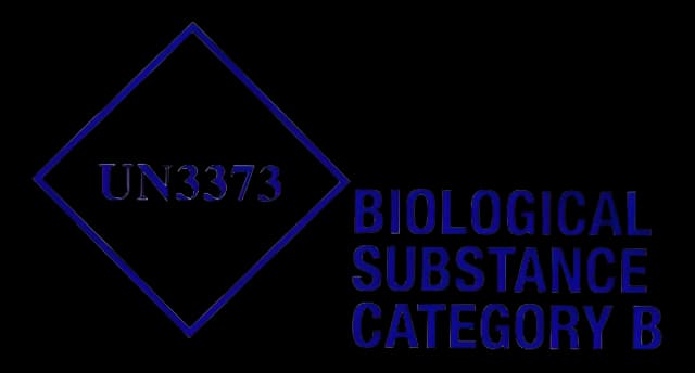 UN3373 Category B Biological Substance Shipping Labels 4x8"