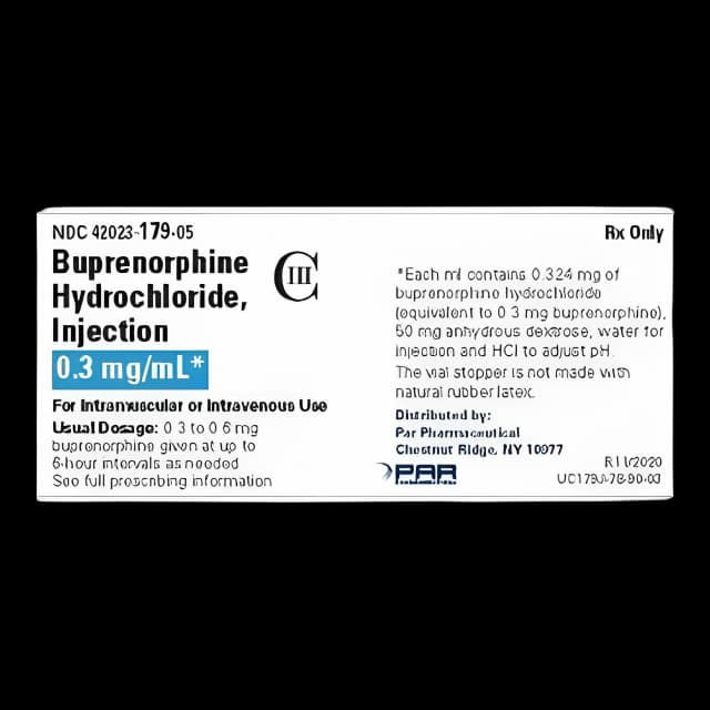 Buprenorphine HCl Injection 0.3 mg/mL - Pain & Opioid Treatment