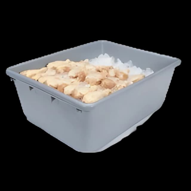 Storage Tub Akro-Tubs Gray Plastic 9-1/2 X 19 X 24-1/2 Inch