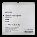 Patient Belongings Bag McKesson 4 X 20 X 20 Inch Polyethylene Drawstring Closure White