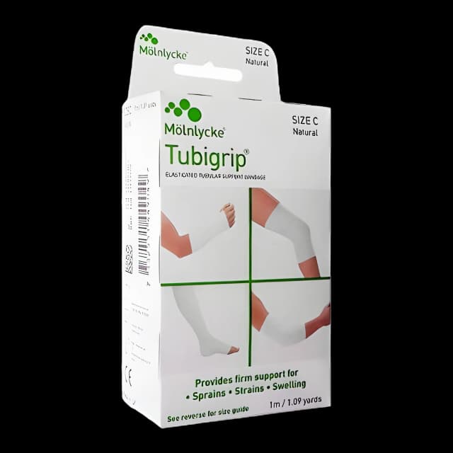 Elastic Tubular Support Bandage Tubigrip® 2-3/4 Inch X 1 Yard Medium Arm / Small Ankle Pull On Natural NonSterile Size C Standard Compression
