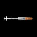 Safety Tuberculin Syringe with Needle Monoject™ 1 mL 1/2 Inch 28 Gauge Sliding Safety Needle Regular Wall