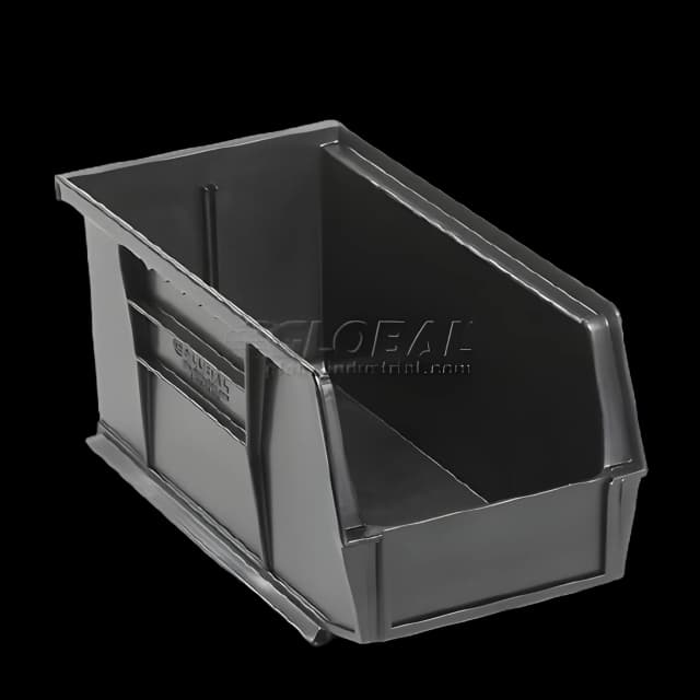 Storage Bin Global Industrial™ Black Plastic 5 X 5-1/2 X 10-7/8 Inch