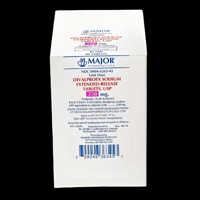 Buy Divalproex Sodium 250mg Tablets - Control Seizures