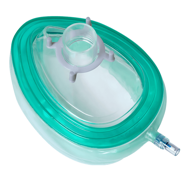 Anesthesia Mask McKesson Elongated Style Adult Large Hook Ring