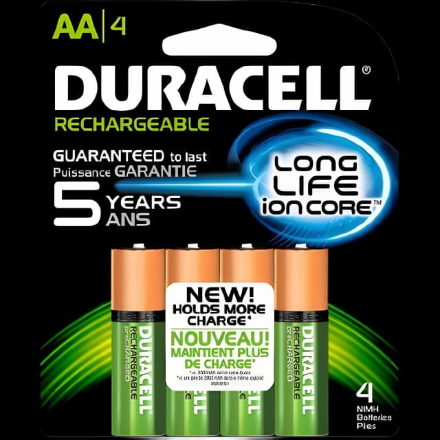 Duracell NiMH AA Rechargeable Batteries for Healthcare Devices