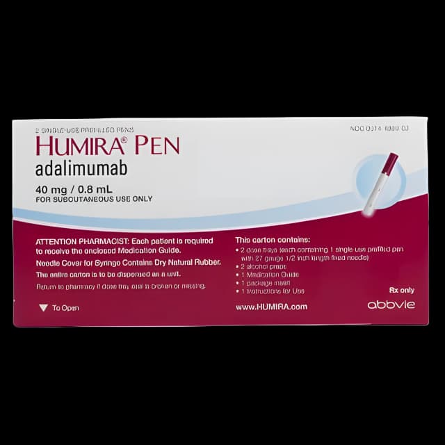 Humira® Adalimumab, Preservative Free 40 mg / 0.8 mL Injection Prefilled Auto-Injector 2 Doses