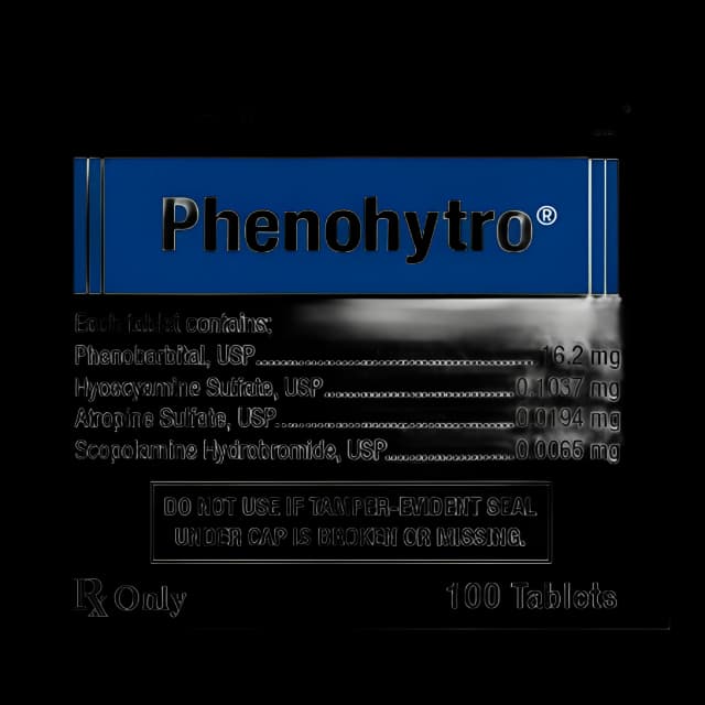 Phenobarbital/Hyoscyamine/Atropine/Scopolamine 16.2mg - 100ct
