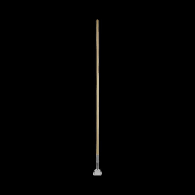 Boardwalk 60" Lacquered Wood Dust Mop Handle with Swivel Head