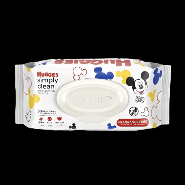 Huggies Simply Clean Baby Wipes - Hypoallergenic, 64 Ct