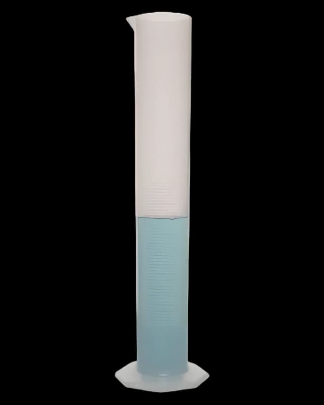 500mL Polypropylene Graduated Cylinder with Octagonal Base
