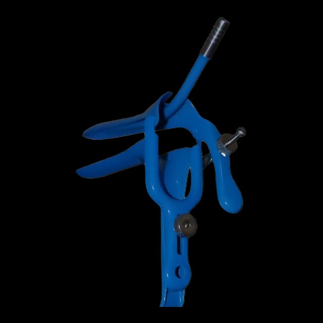 Electrosurgical Vaginal Speculum MedGyn Pederson NonSterile Surgical Grade Coated Stainless Steel Large 30 mm Yoke Opening with DSE Loop Reusable Without Light Source Capability