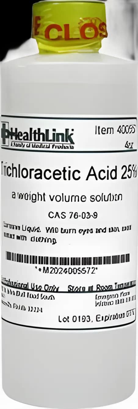 Histology Reagent Trichloroacetic Acid ACS Grade 25% 4 oz.