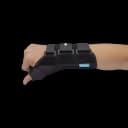 Wrist Brace with Thumb Spica Ossur® Formfit® Aluminum / Cotton / Polyester Left Hand Black Medium