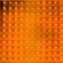 Kanjo Accupressure Foot Mat Orange PVC Plastic 10-1/2 X 13-1/2 Inch